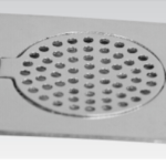 Floor Waste Double 6x6 SS