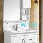PVC Bathroom Cabinet Vanity Wall Hanging Model: W-150-32"