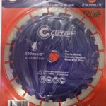 Cutting Disc Circular Saw Blade 9"