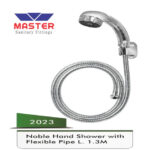 Nobel Hand Shower with 1.3 Meter Flexible Pipe Master 2023