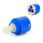 Tap Cartridge SENRISE 1PCS Ceramic Disc Cartridge Valve for Single Lever Monobloc Bathroom or Kitchen Mixer Taps (B-Type 35mm)