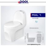 Pool 7 Commode Pool Ceramics without seat cover