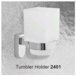 Brush Holder Grip kent accessory Set Chrome Plated