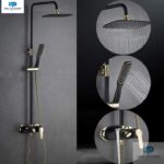 Bath Set Imported 11Piece Black Golden