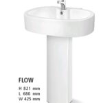 Flow Basin Pedistal Dell Ceramics