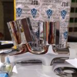 Double Bib Cock Basheer Sanitary BN Head (Chrome Plated)