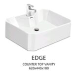 Edge Art Bowl Counter Top Pool Ceramics