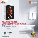 Bester Instant Gas Geyser Automatic G-2(Gloss Panel)