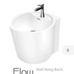 Flow Wall Hang Basin Pool Ceramics