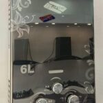 Bester Instant Gas Geyser 6Liter Automatic BS-1 STEEL BODY (BLACK)