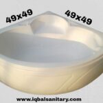 Fiber Corner Bath Tub With Front Pannel 49"x 49" Double Ply