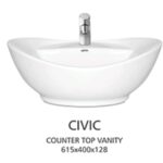 Civic Art Bowl Counter Top Pool Ceramics