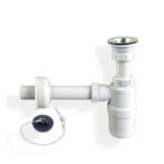 PVC ABS plastic bottle trap NEFLO kit for sink vanity washbasin