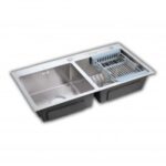 Hand Made Sink Bowl Double 86-45 cm / 34-17 in