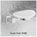 Soap Dish Audi kent accessory Set Chrome Plated