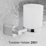 Brush Holder Euro kent accessory Set Chrome Plated