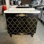 PVC Bathroom Cabinet Vanity Floor Standing Model: FS-193-32"