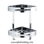 Stainless Steel Bathroom & Kitchen Corner Shelf Sus304
