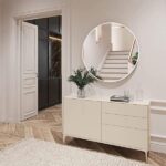 Looking Mirror PVC Frame P-1 Round Shape 24x24