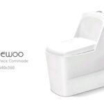 DAEWOO COMMODE ONE PIECE W/O Seat Cover