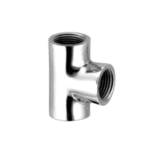 Female Tee thread Brass chrome plated 1/2"