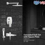 Concealed bath mixer Faisal Sanitary 7600 Complete