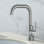 360° Rotatable Faucet for Bathroom and Wash Basin in 304 Stainless Steel | Hot and Cold Mixer