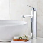 Bathroom Basin 12" inch Faucet in Shiny Chrome
