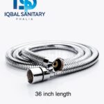 Imported Chrome Plated Muslim Shower Pipe 1meter Length